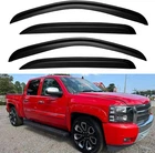 Window Visors Rain Guards For 2007-2013 Silverado/sierra Crew Cab, Smoked New. Price: $54.99.
