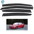 Window Vent Visor For Subaru Wrx Sti Sedan 2015-2018 Sun Rain Guard 4PCS Black New. Price: $22.90.