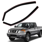 In-channel Smoke Window Visor Rain Guard For 2004-2015 Nissan Titan King Cab New. Price: $41.95.
