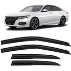 Sun/rain Guard Outside Mount Tape-on Window Visors For 03-07 Honda Accord Sedan New. Price: $29.89.