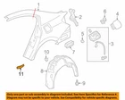 Honda Oem 2013-2016 Accord Exterior Stone Deflector Guard Left 74405T2FA00 Nip New. Price: $7.87.