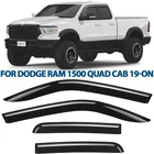 Clim Art Rain Guards Vent Visors Shade For 2019-2026 Dodge Ram 1500 Quad Cab New. Price: $68.24.