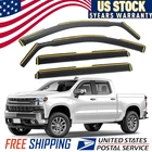 In-channel Window Visors Rain Guards For 2019-2024 Silverado Crew Cab Dark Smoke New. Price: $38.99.