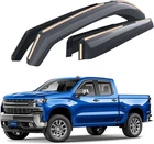 4 Pcs Channel Window Deflectors Silverado 1500 2019-2026 Double Cab Rainguard New. Price: $136.82.