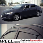 Wellvisors Window 12-15 For Honda Civic Sedan Sun Deflectors New. Price: $77.99.