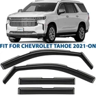 Rain Guards Vent Visors Shade For 2021-2026 Chevrolet (chevy) Tahoe Shatterproof New. Price: $73.49.