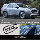 In-channel Window Visors Rain Shade Guard Deflector Fits Nissan Pathfinder 22-25 New. Price: $56.69.