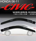 Smoke 2006-11 Civic Coupe Window Deflectors Visor Vent Rain/sun/wind/snow Guard New. Price: $25.99.