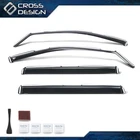 Window Visors Vent Rain Guards Deflector Fits Gmc Sierra 1500 2019-2026 Crew Cab New. Price: $62.00.