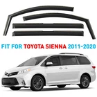 Side Window Deflectors Rain Guards For 2011-2020 Toyota Sienna New. Price: $59.39.