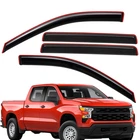 Fits 2019-2025 Gmc Sierra 1500 Crew Cab In-channel Rain Guard Window Vent Visor New. Price: $42.93.