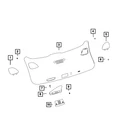 Genuine Mopar Pull Handle Bracket 68370030AA New. Price: $98.75.