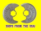 Brake Dust Shields Ford F150 Bronco 1980 1992 Dana Ifs D44 Truck New. Price: $169.99.
