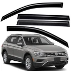 Tape-on Mount Window Visor Vent Shade Rain Guard For 2009-2017 Volkswagen Tiguan New. Price: $42.95.