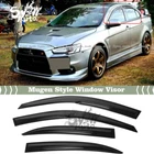 Fits 08-2017 Lancer Evo 10 Mr Jdm Mugen Style Window Visor Rain Guard Deflector New. Price: $26.99.