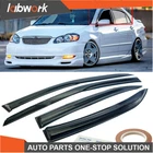 Labwork Window Vent Visor Rain Guard Deflector For Toyota Corolla 2009-13 Smoke New. Price: $22.20.