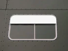 Roadworks Stainless Steel 5" Chop Tops For Peterbilt 70" Side Sleeper Windo... New. Price: $209.22.
