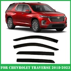 For Chevrolet Traverse 2018-2023 Tinted Window Visors Deflectors Rain Guards New. Price: $55.21.