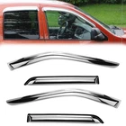Deebior 94975Y Chrome Window Visor Vent DEFLECTOR4PCS Outside Mount New. Price: $164.93.