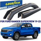 Side Window Deflectors Rain Guards 19-23 Ford Ranger Supercrew Shatterproof New. Price: $98.99.