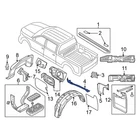 Ford F-250 Super Duty 23-26 PC3Z28292A22AA Rear Right Stone Deflector New. Price: $36.18.