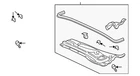 Genuine Honda Cowl Grille 74210-S9V-A00 New. Price: $114.17.