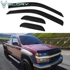 Fit 04-12 Chevy Colorado Gmc Canyon Extended Cab Acrylic Window Visors 4PC Set New. Price: $28.54.