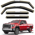 In-channel Window Rain Guards 2020-2026 Silverado/sierra 2500HD/3500HD Crew Cab New. Price: $74.75.