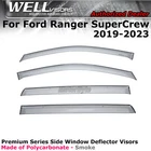 Wellvisors Rain Guards Deflectors 19-23 Ford Ranger Supercrew Premium New. Price: $81.99.
