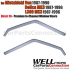 Wellvisors In-channel Window 2PCS For Mitsubishi Van 87-90 Delica 87-93 New. Price: $74.99.