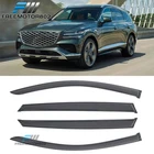 Fits 21-26 Genesis GV80 Tape-on Smoke Window Visors Vent Rain Guards Deflectors New. Price: $35.99.