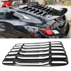 Fits 16-20 Honda Civic 2DR Coupe Rear Window Louvers Guard Gloss Black Abs New. Price: $174.99.