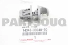 7434833040B0 Genuine Toyota Holder, Visor, Rh/lh 74348-33040-B0 New. Price: $5.30.
