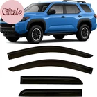 2025 2026 Tape-on Rain Guards For Toyota 4RUNNER Side Window Visor Deflectors Ex New. Price: $92.82.