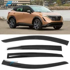 Fits 23-25 Nissan Ariya Tape-on Side Window Visors Vent Rain Guards Deflectors New. Price: $45.99.