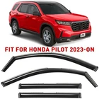 Side Window Deflectors Rain Guards For 2023-2026 Honda Pilot Shatterproof New. Price: $59.39.