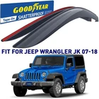 Rain Guards Vent Visors Shade For 2007-2018 Jeep Wrangler Jk Shatterproof New. Price: $94.49.