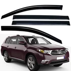 Tape-on Side Window Vent Visors Sun Rain Guards For 2008-2013 Toyota Highlander New. Price: $42.99.