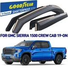 Side Window Deflectors Rain Guards For 2019-2026 Gmc Sierra 1500 Crew Cab New. Price: $98.99.