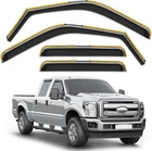 In-channel Window Rain Guards Fit Ford F250 F550 Super Duty 1999-2016 New. Price: $90.99.