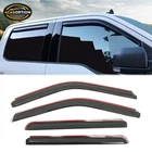 In-channel Window Visor Fits 15-25 Ford F150 17-25 F250-F450 Superduty Crew Cab New. Price: $29.99.