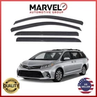 Out-channel Window Vent Visor Rain Guards Deflectors For Toyota Sienna 2011-2020 New. Price: $31.90.