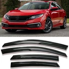 Side Car Window Visor Rain Guards Vent Deflectors For 2016-2021 Honda Civic S... New. Price: $73.58.