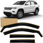 In-channel Window Vent Visors Sun Rain Guards For Jeep Grand Cherokee 2011-2021 New. Price: $38.99.