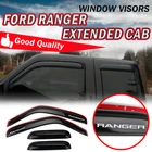 Channel Window Visors Fits 99-11 Ford Ranger Shade Guard 4PCS W/ White Emblem New. Price: $42.49.