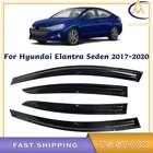 Door Window Vent Visor Deflector For Hyundai Elantra Sedan 2017-2020 Smoke Black New. Price: $25.24.