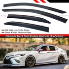 For 2018-2024 Toyota Camry Clip-on Black Trim Window Visor Rain Guard Deflector New. Price: $42.99.