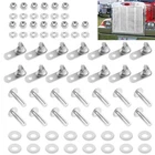 75704-1 Bug Screen Winterfront Mounting Hardware Kit For 1986-2007 Peterbilt 379 New. Price: $43.69.