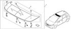 2015-2020 Honda Fit Genuine Moonroof Visor Oem 08R01-T5A-101 New. Price: $193.66.