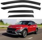 Window Visors Rain Guards For 2018-2023 Hyundai Kona, Out-channel Vent New. Price: $49.80.